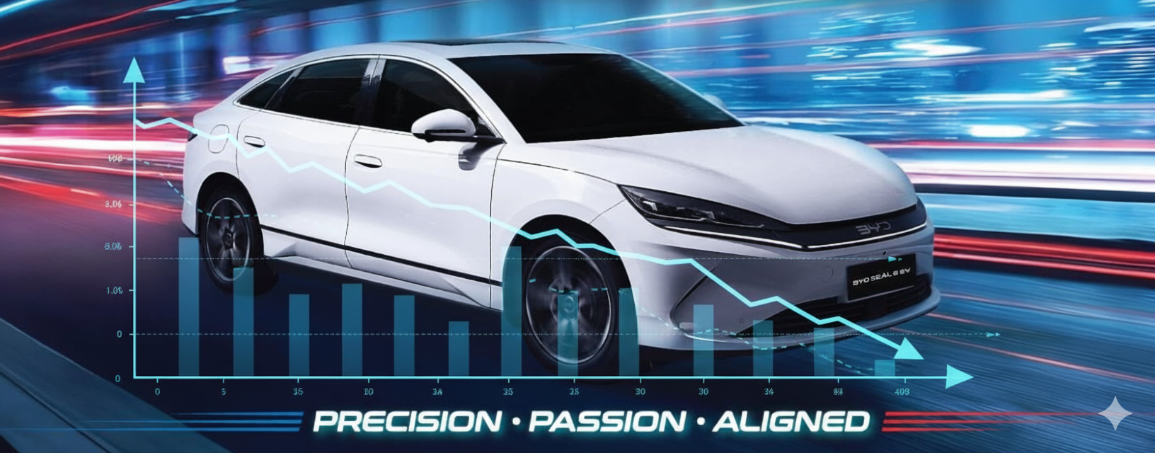 BYD Global’s First Sales Dip since 2020